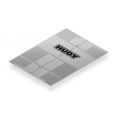 UK-Plastic Set-Up Board Decal 399x545mm - 1/8 Off-Road & GT HUDY