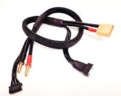 UK-4S XT90 charging cable + balancing plug for 4 mm PK charging output (60cm) WS-LINE