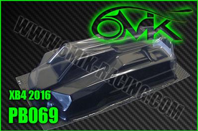 UK-Body lexan for Xray XB4 2016 (unpainted) 6-MIK