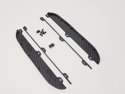 UK-Carbon chassis mud guard for large body of EB48 2.X LR PROD