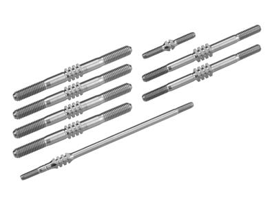 UK-TLR 8Ight 4.0, Fin Titanium Turnbuckle Set-8Pc J-CONCEPTS