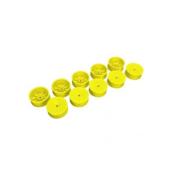 UK-4WD Front Wheel Aerodisk 12mm Hex IFMAR - Yellow - Hard (10) X-RAY