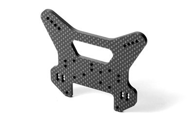 UK-XB8 Graphite Rear Shock Tower - CNC Machined X-RAY