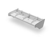 UK-Aileron Wickerbill Composite Blanc XRAY