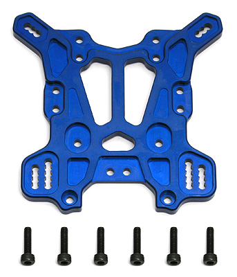 UK-RC8TCE FT Blue Aluminum Rear Tower TEAM-ASSOCIATED