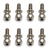 UK-Heavy-duty Ballstuds, 6 mm, long neck TEAM-ASSOCIATED