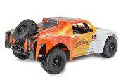 UK-Zorro 1/10 Trophy Truck EP Brushless 4wd Rtr-Orange/White FTX