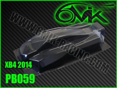 UK-Body lexan for Xray XB4 2014 (unpainted) 6-MIK