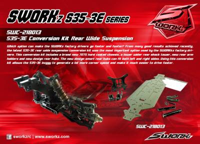 UK-S35-3E Conversion Kit Rear Wide Suspension SWORKZ