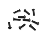 UK-M3x10mm Button Head Screws (black, 10pcs) TEKNO-RC