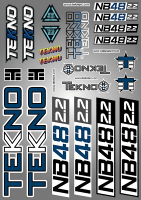 UK-Decal Sheet (NB48 2.2) TEKNO RC