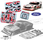 UK-1/10 Ford Zakspeed Capri Gr5, 190mm (unpainted) TEAM C