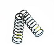 UK-Shock Spring Set (1.5 x 10.0T, 3.59lb/in, 73mm, yellow) TEKNO RC
