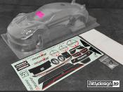 UK-P-GT3R 1/10 GT 190mm body Clear BITTYDESIGN