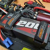 UK-Battery straps Wooven rubber kevlar 300mm V2 (2) DONUTS RACING