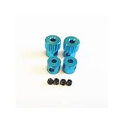 UK-2mm Stop rings Aluminium Black DONUTS RACING