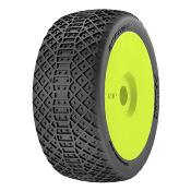 UK-Tyres "PRIME" glued on yellow rims (2) choice of compound) GRP