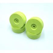 UK-Set of 4 buggy rims yellow HOTRACE