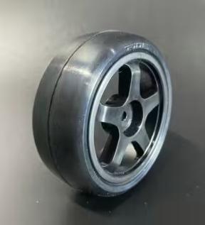 UK-Slick Tires (Belted) on 5-Spoke Wheel, Pre-glued (4) RIDE