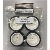 UK-Rush Pre-Glued Tyres SPC32M R2 BTCC 4pcs SCHUMACHER RACING