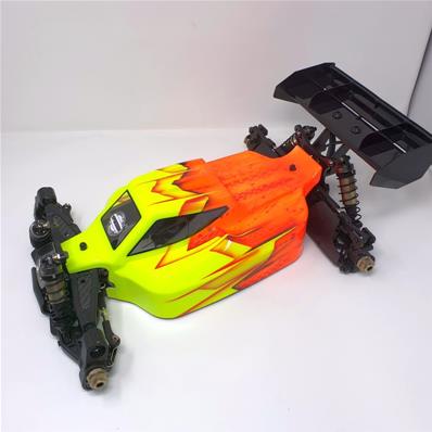 UK-Painted body ST4 Falcon yellow/orange for S35-4E SWORKZ