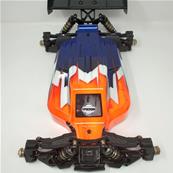 UK-Painted body ST4-Falcon orange/blue for S35-4E SWORKZ