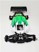 UK-Painted body ST4-Falcon green/white for S35-4E SWORKZ