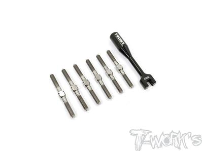 UK-64 Titanium Turnbuckle Set ( For SWORKZ S12-2 ) T-WORK'S
