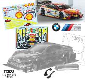 UK-1/10 BMW DTM "SHELL" 190mm (clear) TEAM C