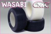 UK-Tires Wasabi 1/10 rear Blue + foam (2) 6-MIK