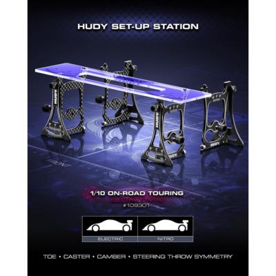 UK-Set-Up Station for 1/10 Touring Cars HUDY