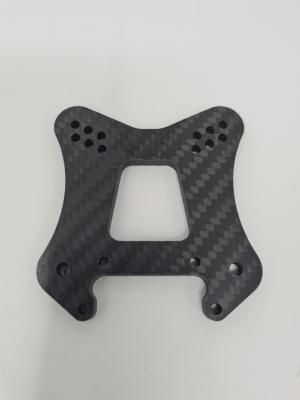 UK-Carbon front shock tower 5 mm for HYPER VS2 LR PROD