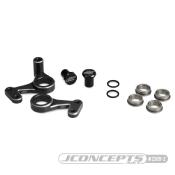 UK-RC10 Aluminum Steering Bell-crank Set black J-CONCEPTS