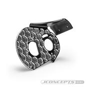 UK-RC10 Aluminum Rear Motor Plate - Honeycomb BLACK JCONCEPTS
