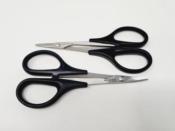 UK-Set of Flat and Curved Scissors for bodywork WSLINE