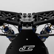 UK-RC10B7 Front Bulkhead 0 Degree (9.3g) NOIR JCONCEPTS