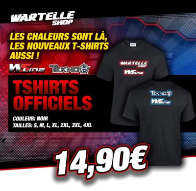 UK-Wartelle Shop/WS Line T-Shirt RED writing - 2022 WS-LINE