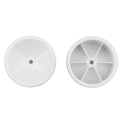 UK-RC10 2.2 in Rear Wheels, 3/16 in, white TEAM-ASSOCIATED