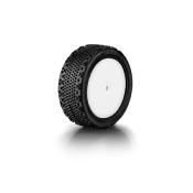 UK-1/10 Off-Road Pre-Glued Tire 4WD Front Carpet - 101 (2) HUDY