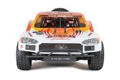 UK-Zorro 1/10 Trophy Truck EP Brushless 4wd Rtr-Orange/White FTX