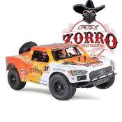 UK-Zorro 1/10 Trophy Truck EP Brushless 4wd Rtr-Orange/White FTX