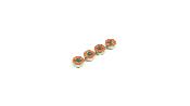 UK-Ball Bearing 5x11x4 RED Rubber (4) SWORKZ