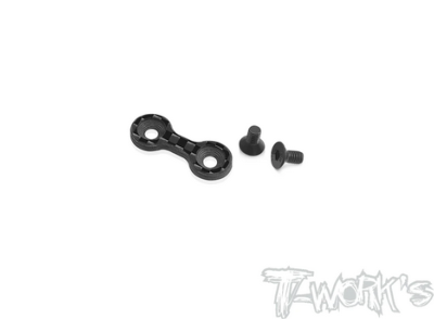 UK-Graphite Front Wing Washer Button &#65288; For Team Associated RC10 B6.4C/B6.4D ) T-WORK'S