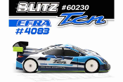 UK-TCN 1/10 190mm Toring Car Body Shell 0,7mm EFRA 4083 BLITZ