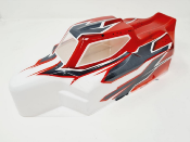 UK-Body paint  white/gun metal/red for TEKNO-RC EB48 2.0 J-CONCEPTS