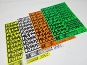 UK-Stickers FUTABA - différents choice of colors WS-LINE