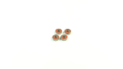 UK-Ball-Bearing 5x13x4 RED Rubber (4) SWORKZ