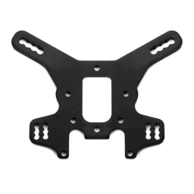 UK-Shock Tower (rear, 7075, black ano, SCT.3/SL) TEKNO-RC