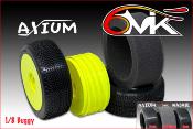 UK-Tires AXIUM 1/8eme alone + rims Ultra + INSERTS (pair) 6-MIK