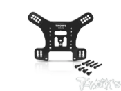 UK-Black Hard Coated 5mm 7075-T6 Alum.Rear Shock Tower ( For Kyosho MP11 ) T-WORK'S
